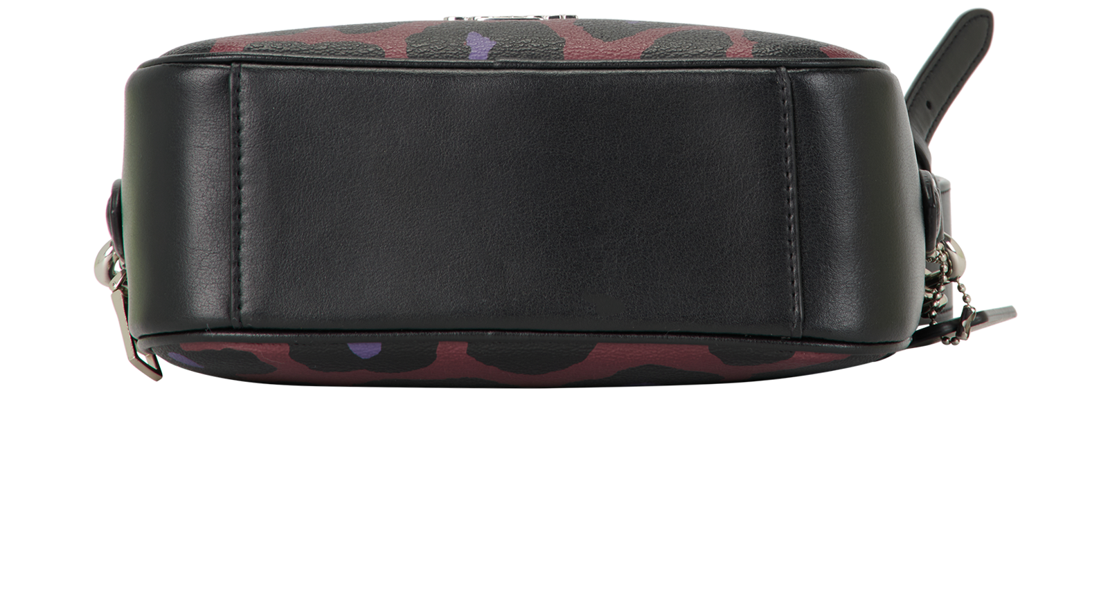 Jes Double Zip Crossbody, &pound;120, Handbags, Purple, Leather, Top view